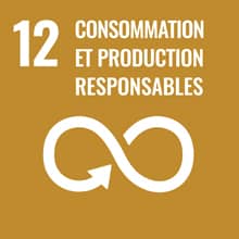 Logo de l'objectif développement durable Consommation et production responsables