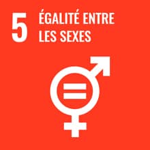 Logo de l'objectif développement durable Égalité entre les sexes